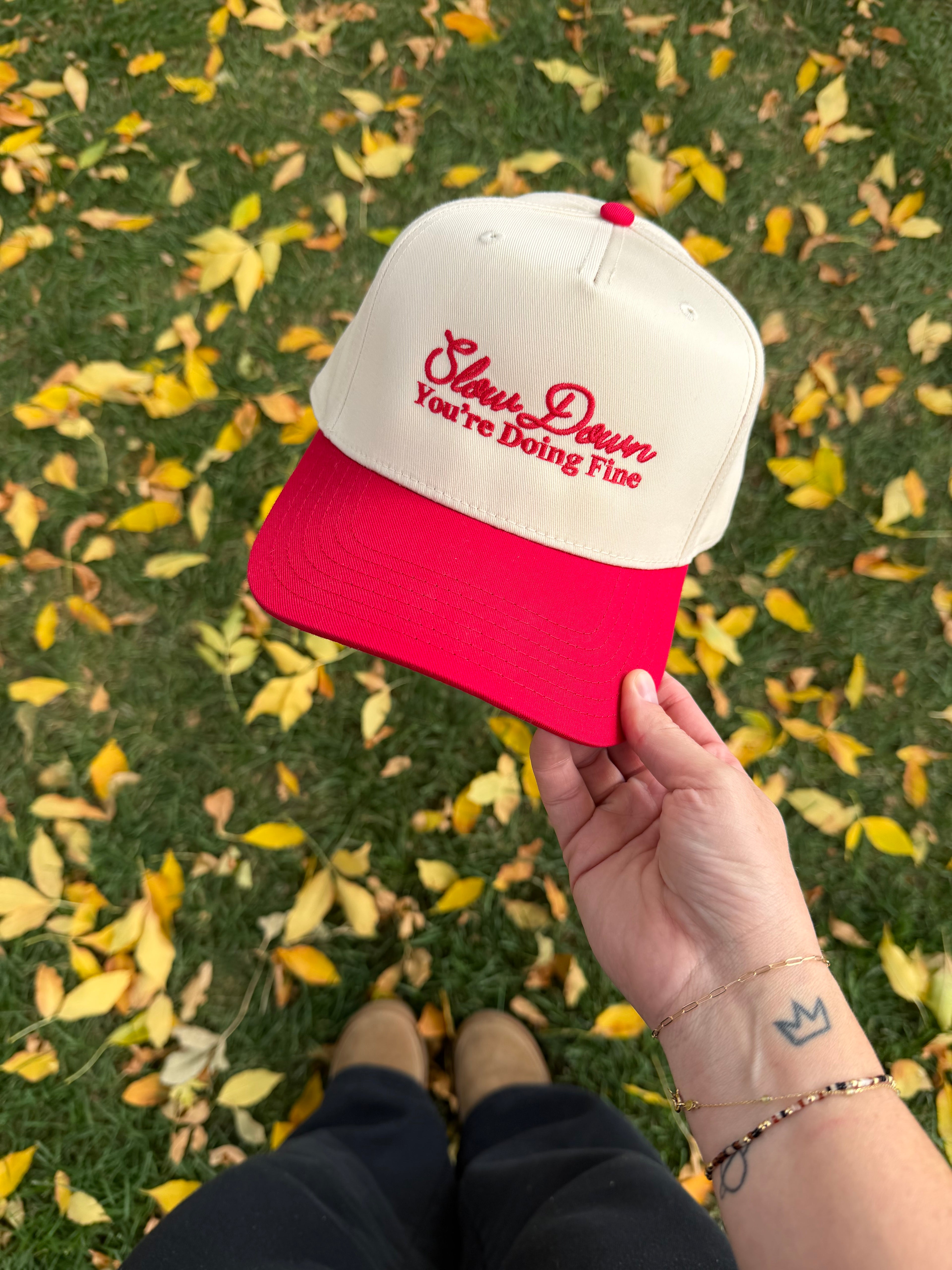 Slow Down Canvas Structured Hat