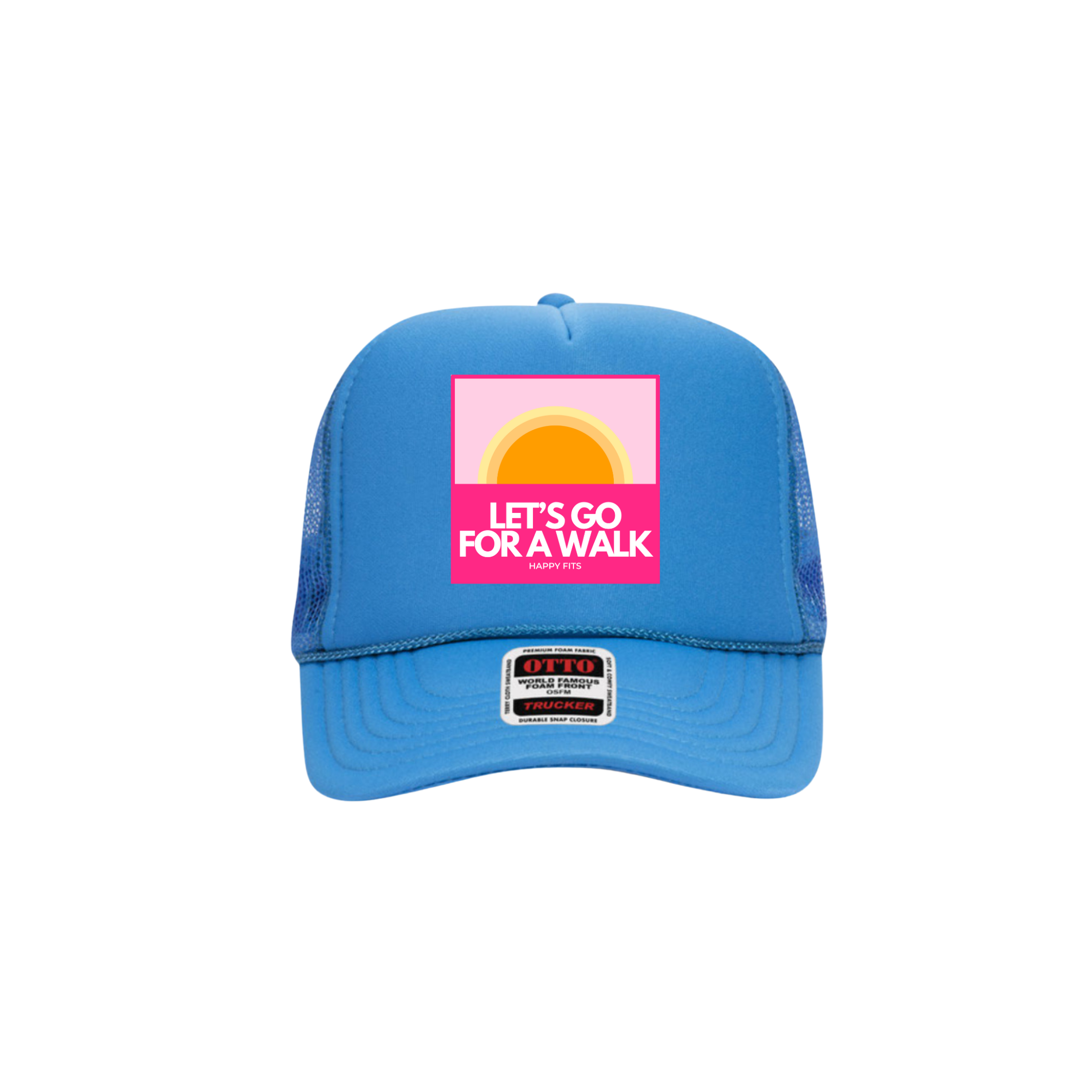 Let’s Go For A Walk Patch Trucker Hat