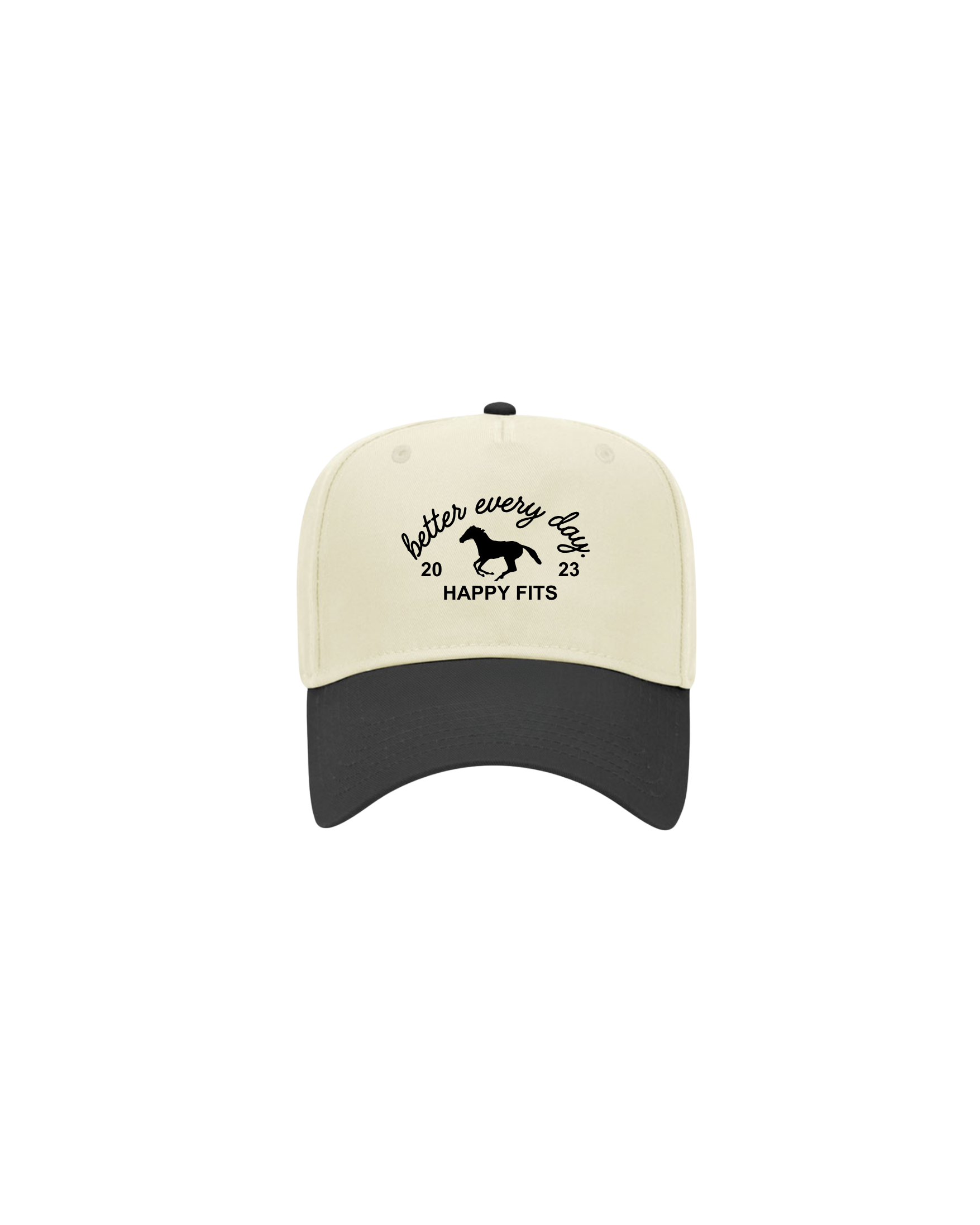 Better Every Day Embroidered Hat: Horse