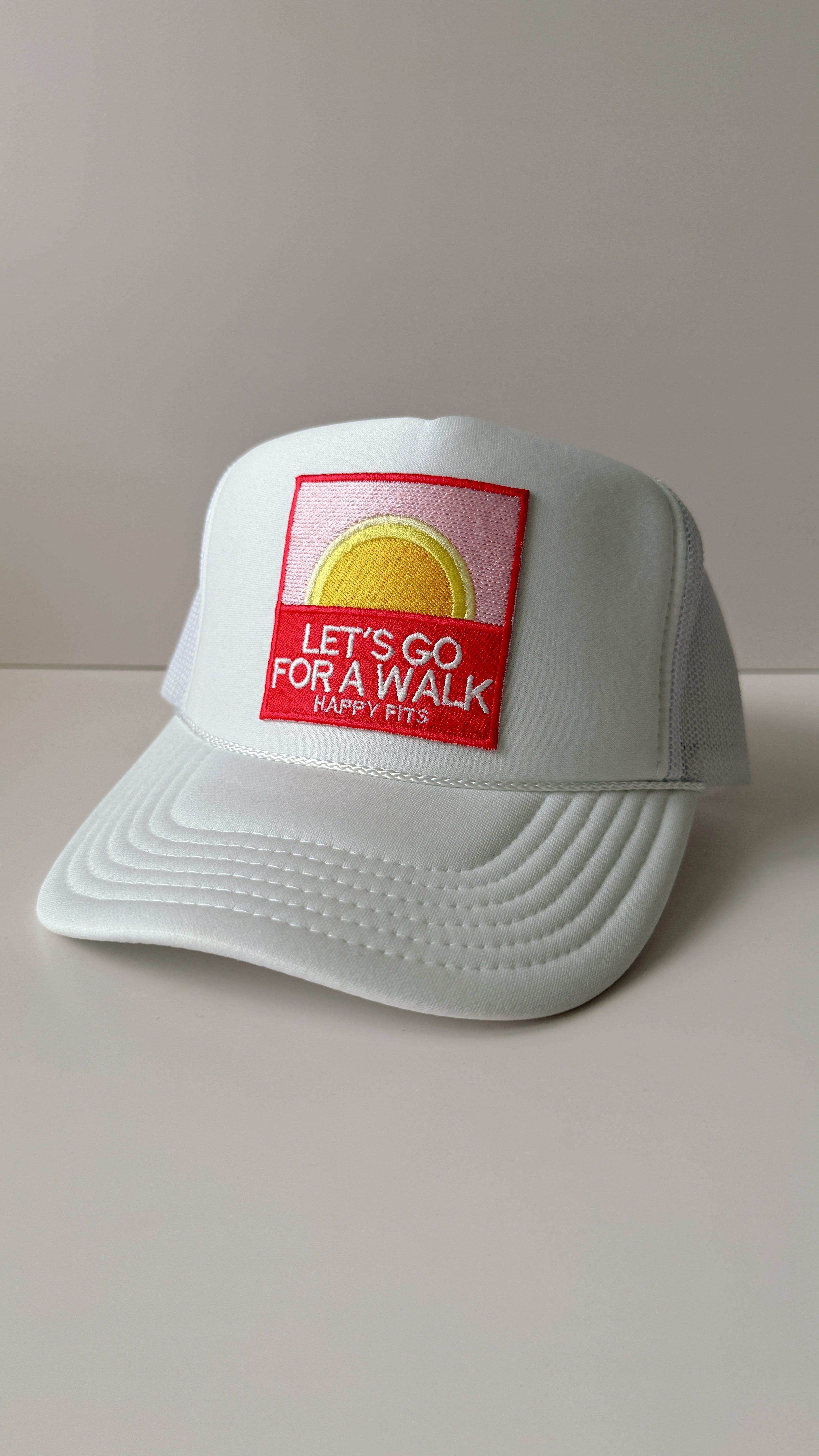 Let’s Go For A Walk Patch Trucker Hat