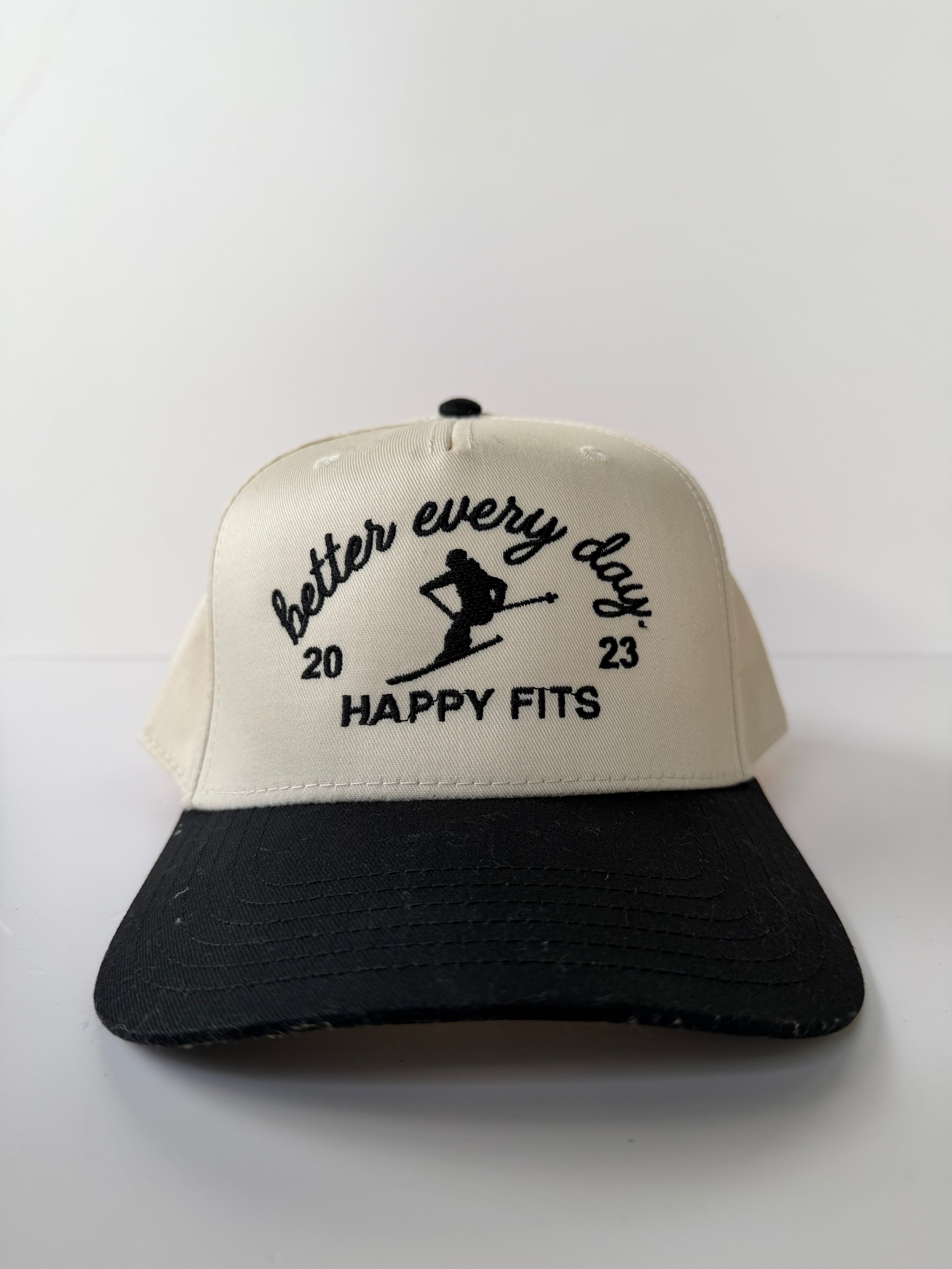 Better Every Day Embroidered Hat: Ski