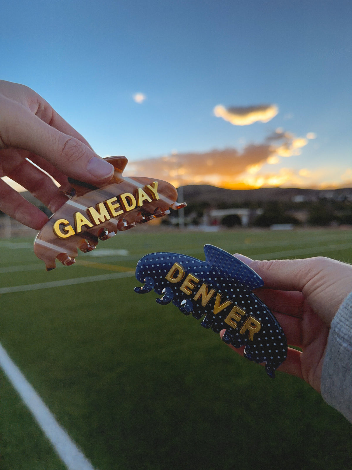 PREORDER | Root For Your City Beaded Claw Clip