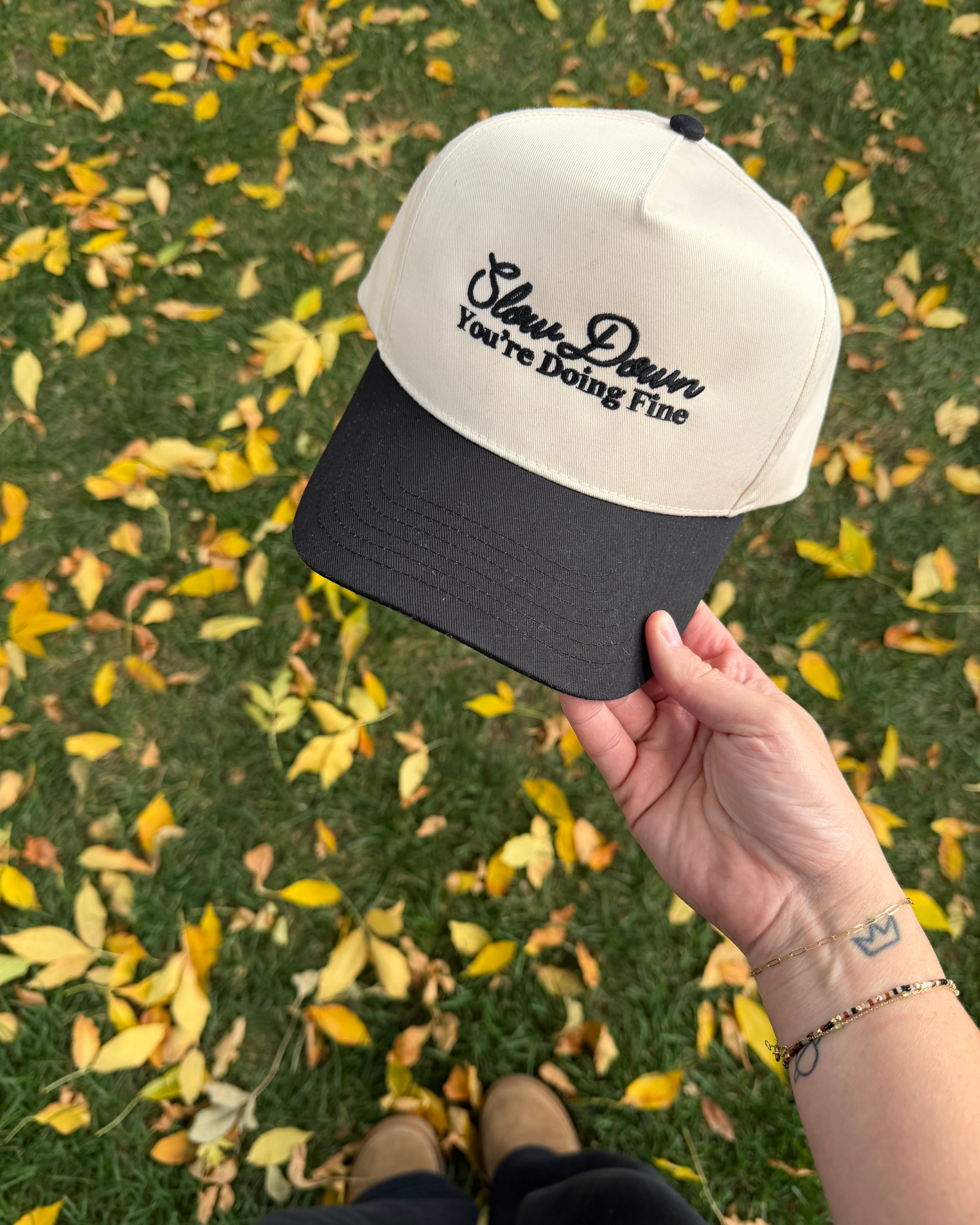 Slow Down Canvas Structured Hat